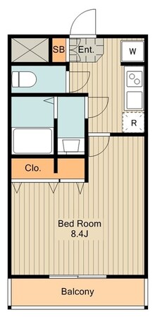 ラフィスタ武蔵関の物件間取画像